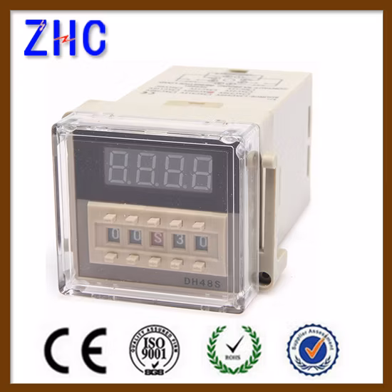 Manufacture Switch Counter Dh48s-S/1z/2z Electronic Spdt Digital Relay Time Delay Timer Relays Dh48s