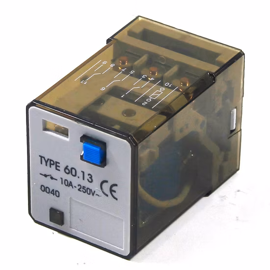 Miniature Relay 220v NNC68AVL-2Z(LY2) and Relay Base PTF08A3 DC24V