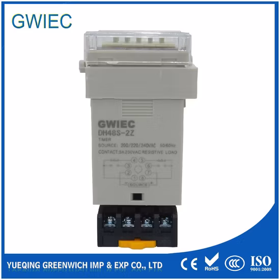 High Quality Mini Time Delay Relay Dh48s-S 12V 8pin with Base