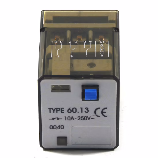 Miniature Relay 220v NNC68AVL-2Z(LY2) and Relay Base PTF08A3 DC24V