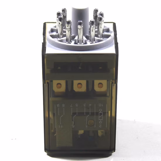 Miniature Relay 220v NNC68AVL-2Z(LY2) and Relay Base PTF08A3 DC24V