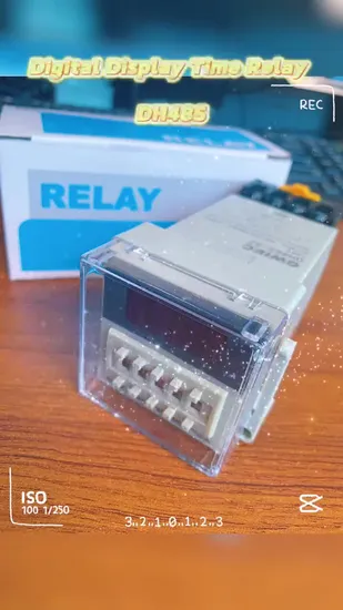 High Quality Mini Time Delay Relay Dh48s-S 12V 8pin with Base