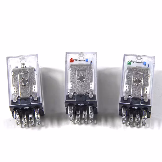 Alta qualidade mini eletromagnético my4 14 pinos 5a 250vac dc28v tensão relé de uso geral hh54p