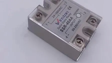 Relé de estado sólido industrial elétrico monofásico com marcação CE